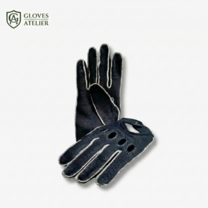 Blue Suede Driving Gloves – Perla Blu Custom Design
