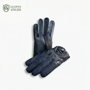Blue Suede Driving Gloves – Azzurro Elegant Design