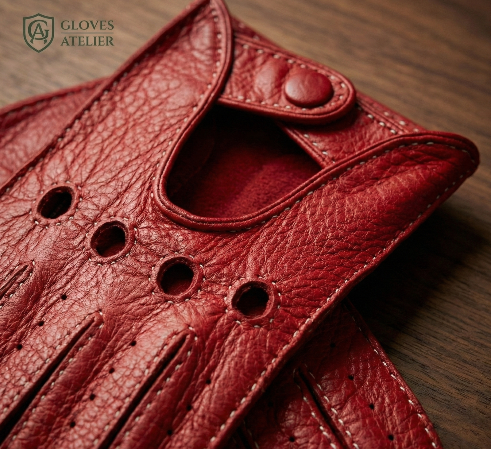Deerskin Leather Driving Gloves – Handsewn Performance Design - Image 2